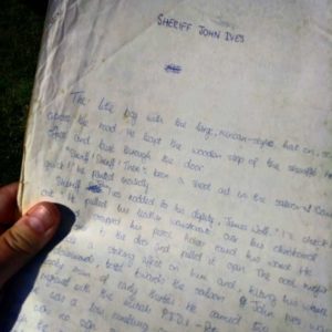 Sheriff John Ives first book Steve Griffin writer