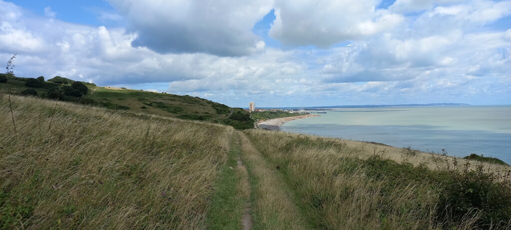 Black Beacon inspiration: South Downs, looking to Eastbourne