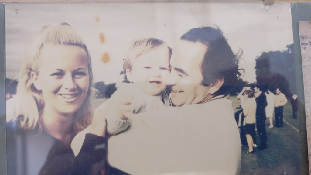 Me, my mum and grandfather