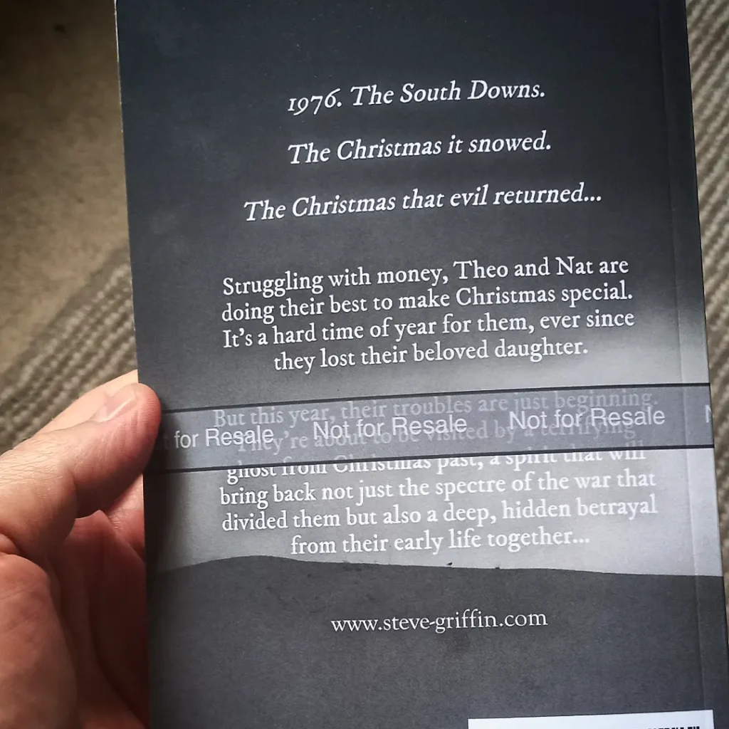 Black Beacon Christmas Ghost story back cover
