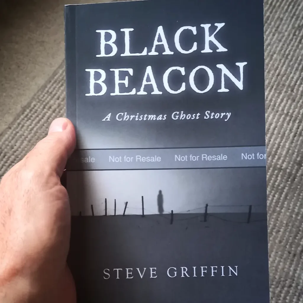 Black Beacon Christmas ghost story proof copy