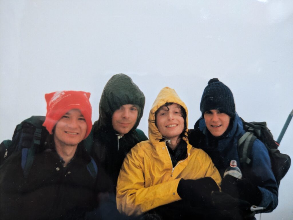 At the top of Ben Lomond in the Highlands with a hangover